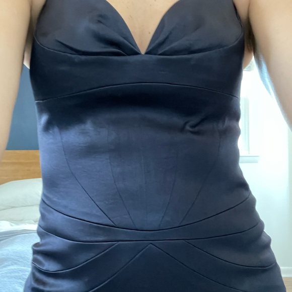 Form fitting cocktail dress - size 6 - navy - Picture 9 of 9